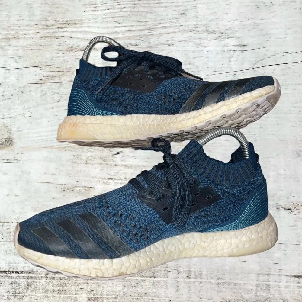 Adidas x Parley Uncaged UltraBOOST Blue Running Shoe Sneaker Mens Size 7 BY3057